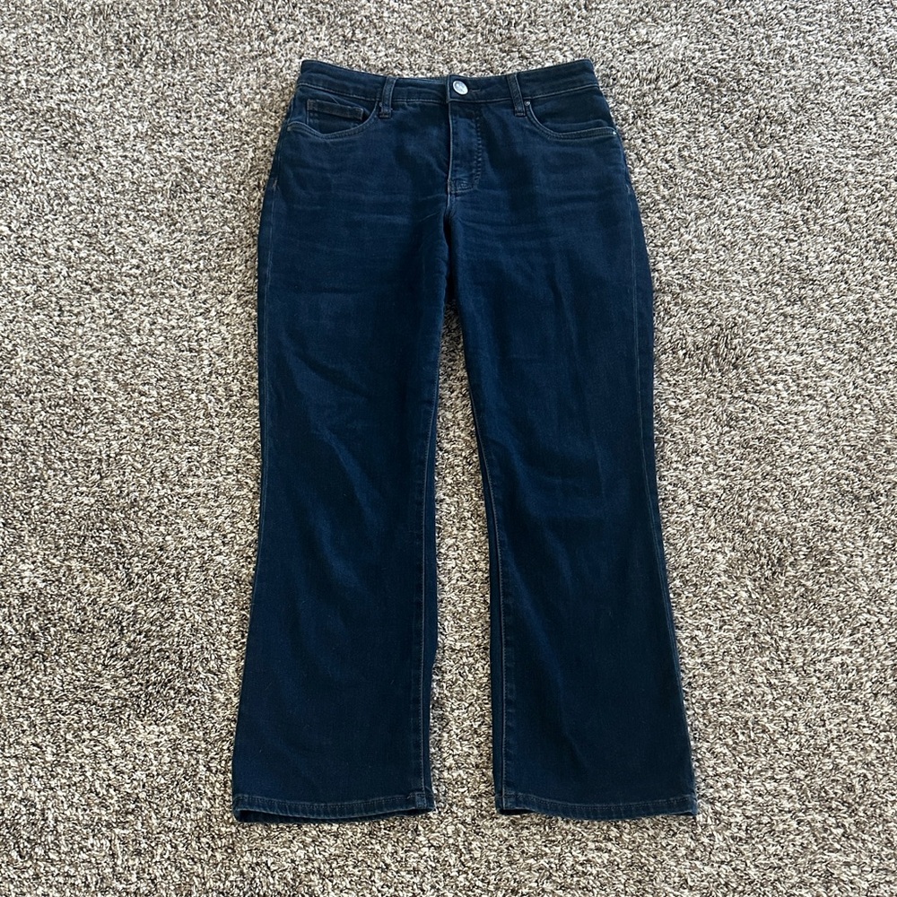 Kut from the Kloth Navy Straight Leg Jeans